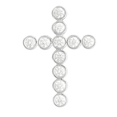 Diamond Cross Pendant 32mm