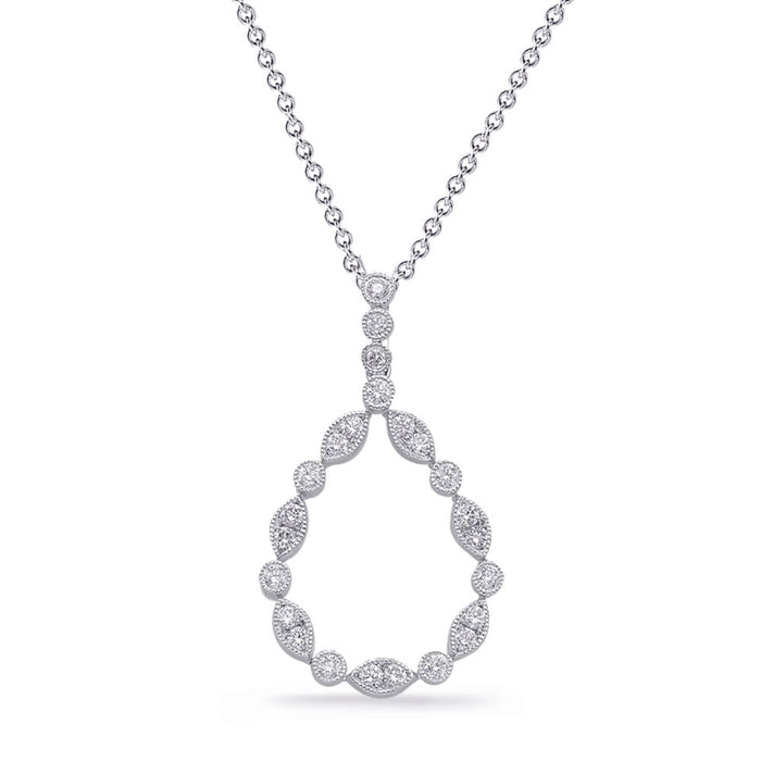 White Gold Diamond Pendant