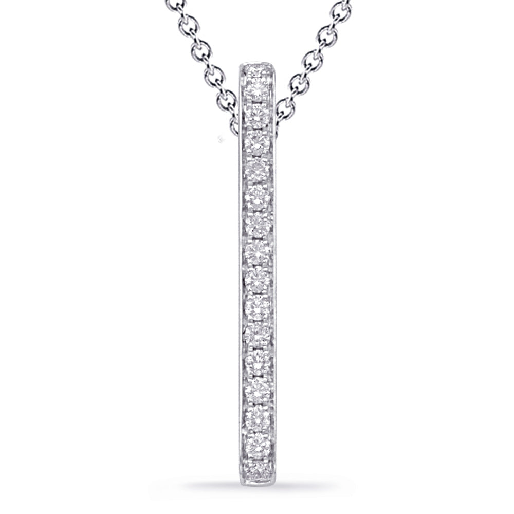 White Gold Diamond Pendant
