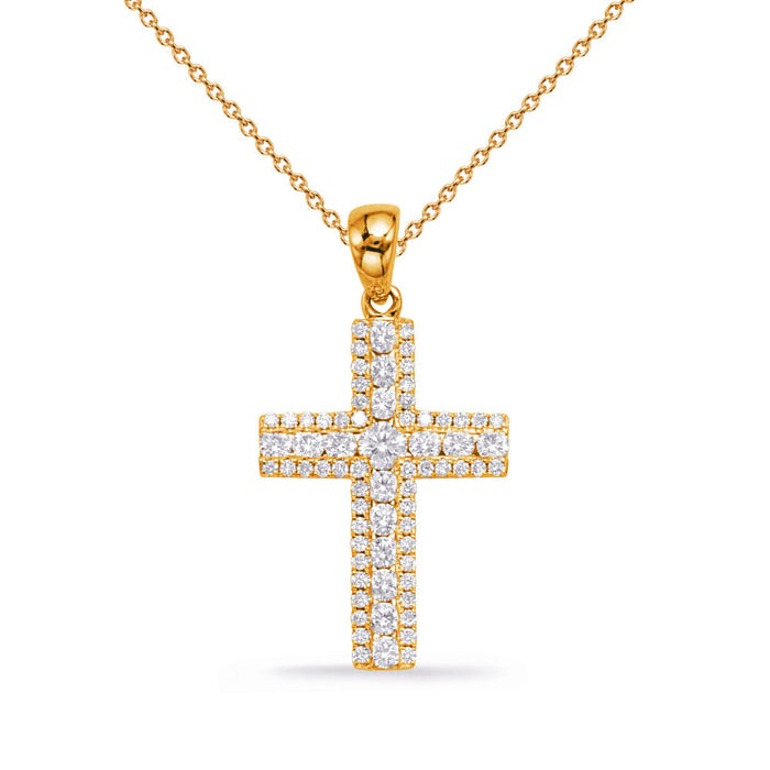 Yellow Gold Diamond Pendant
