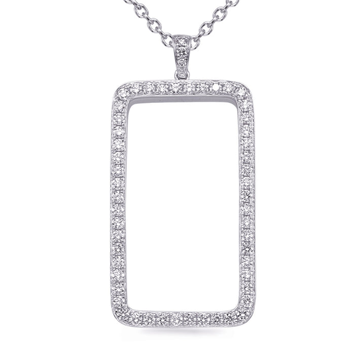 White Gold Diamond Pendant