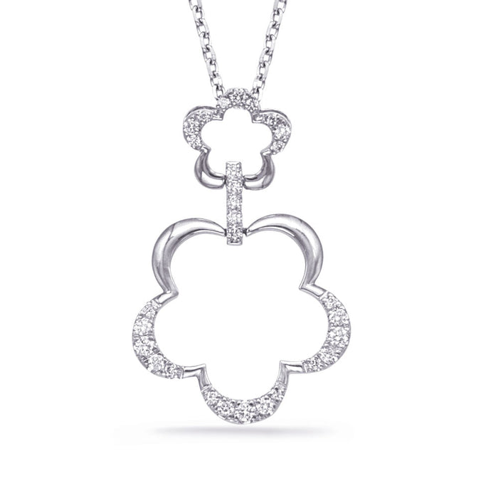 White Gold Diamond Pendant