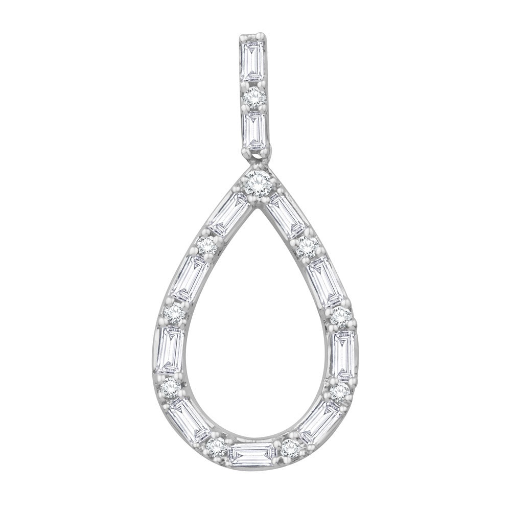 White Gold Diamond Pendant