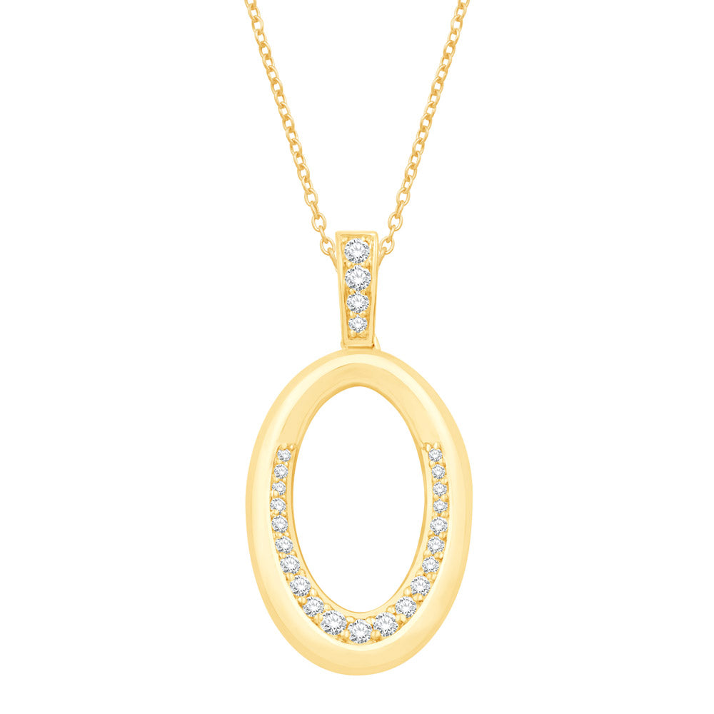Yellow Gold Diamond Pendant