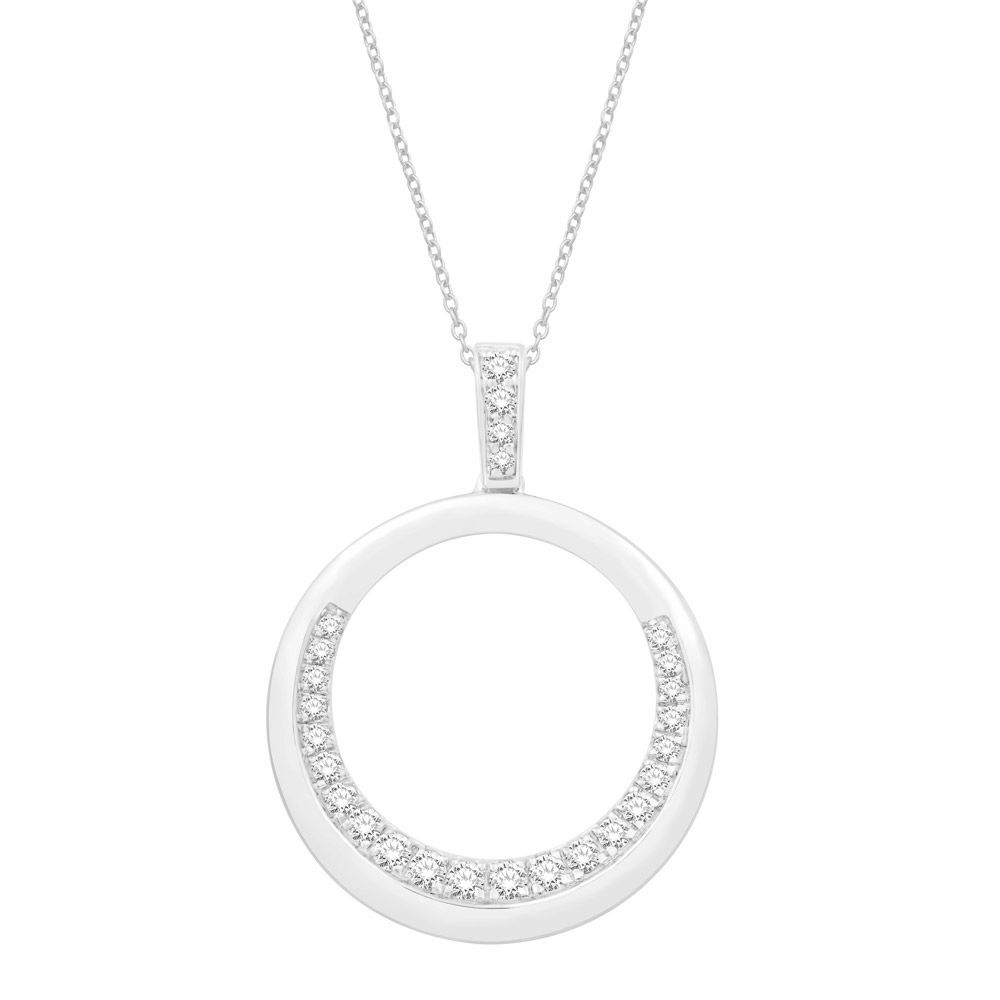 White Gold Diamond Pendant