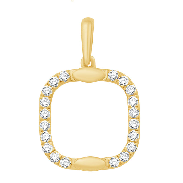 Yellow Gold Diamond Pendant