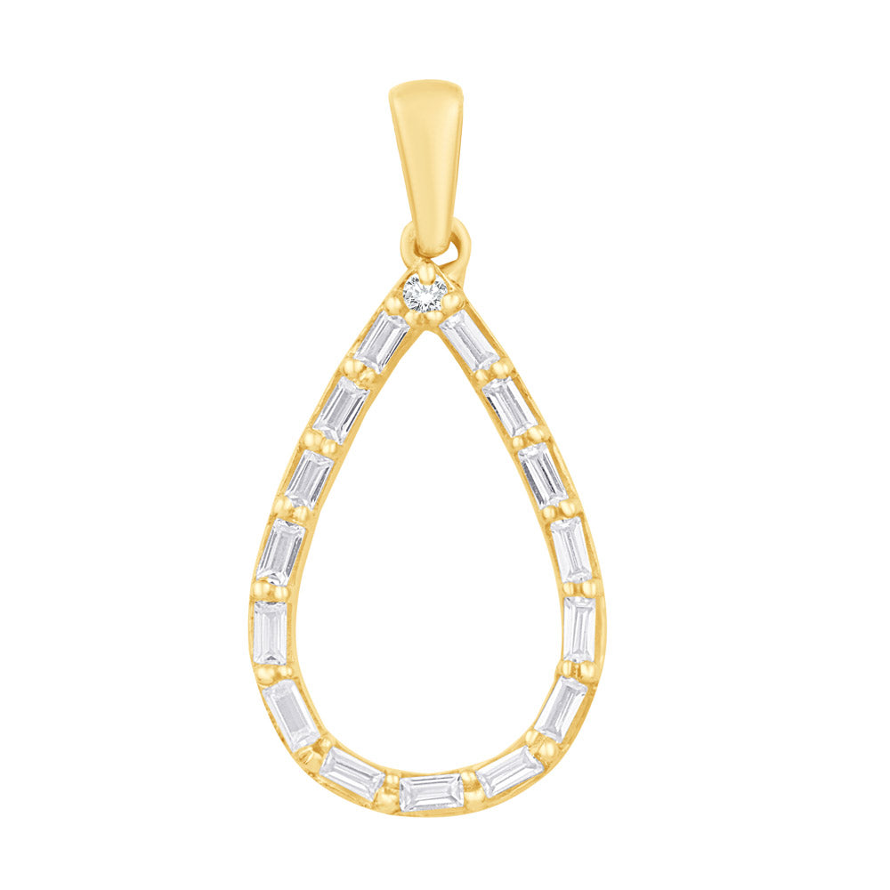 Yellow Gold Diamond Pendant