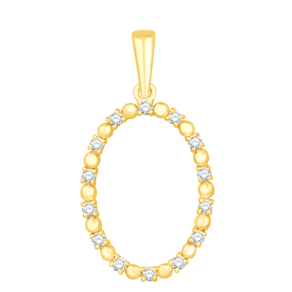 Yellow Gold Diamond Pendant
