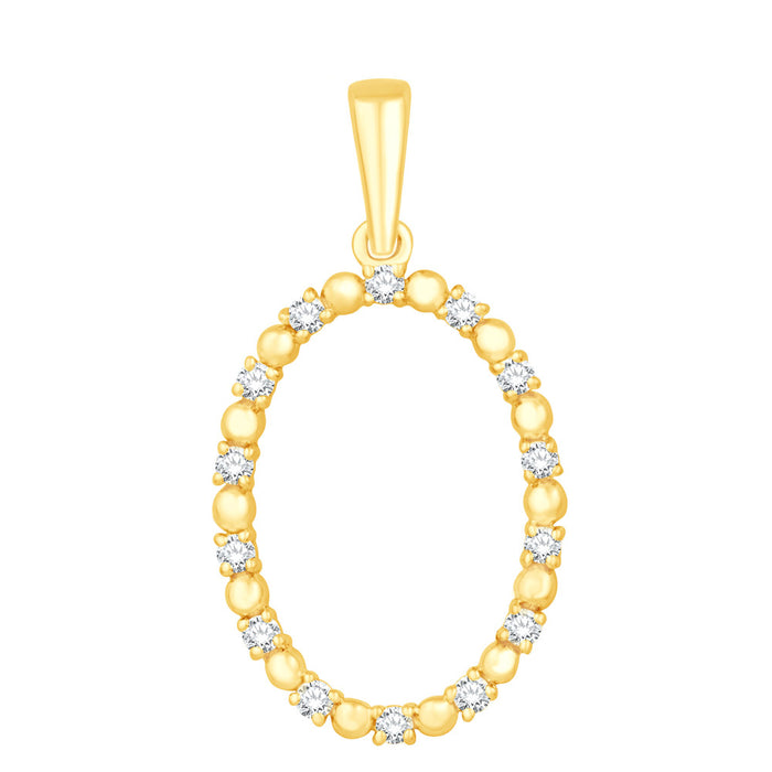 Yellow Gold Diamond Pendant