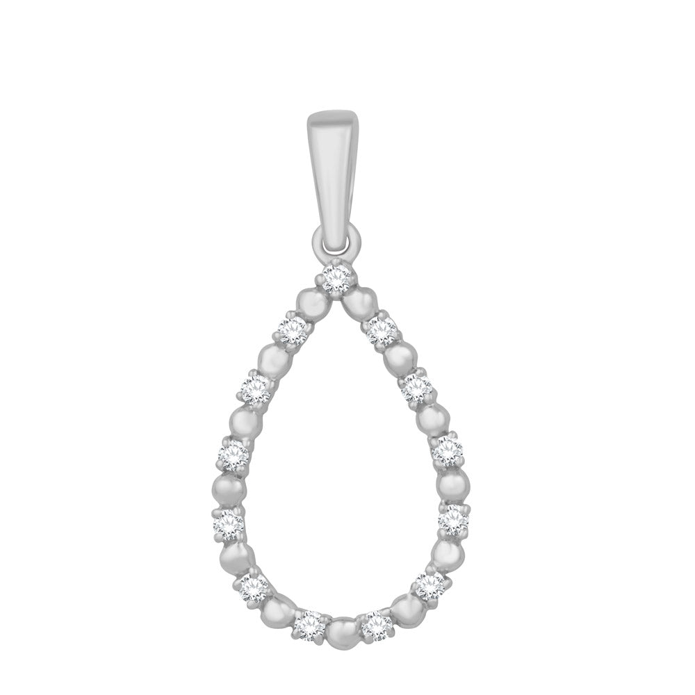 White Gold Diamond Pendant