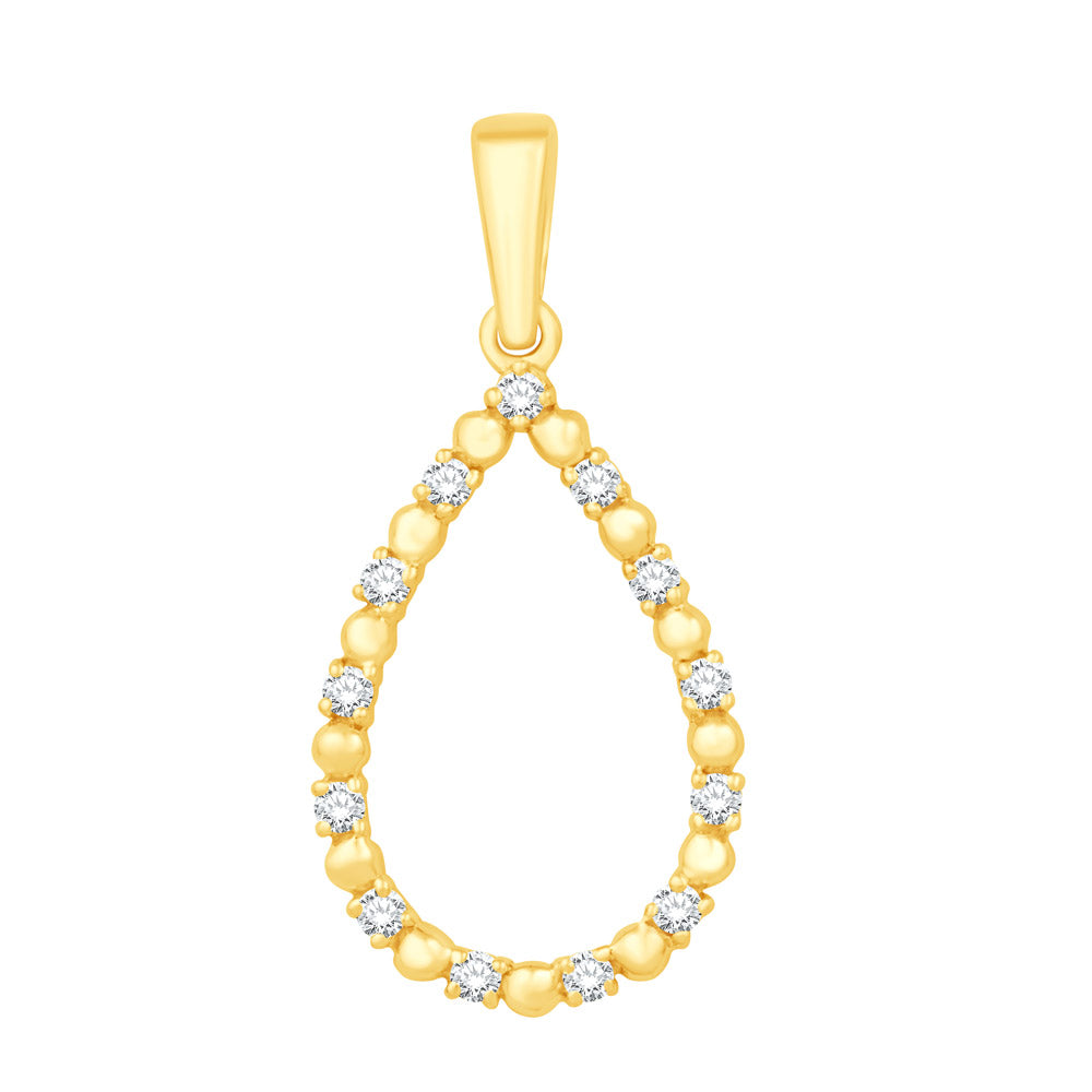 Yellow Gold Diamond Pendant