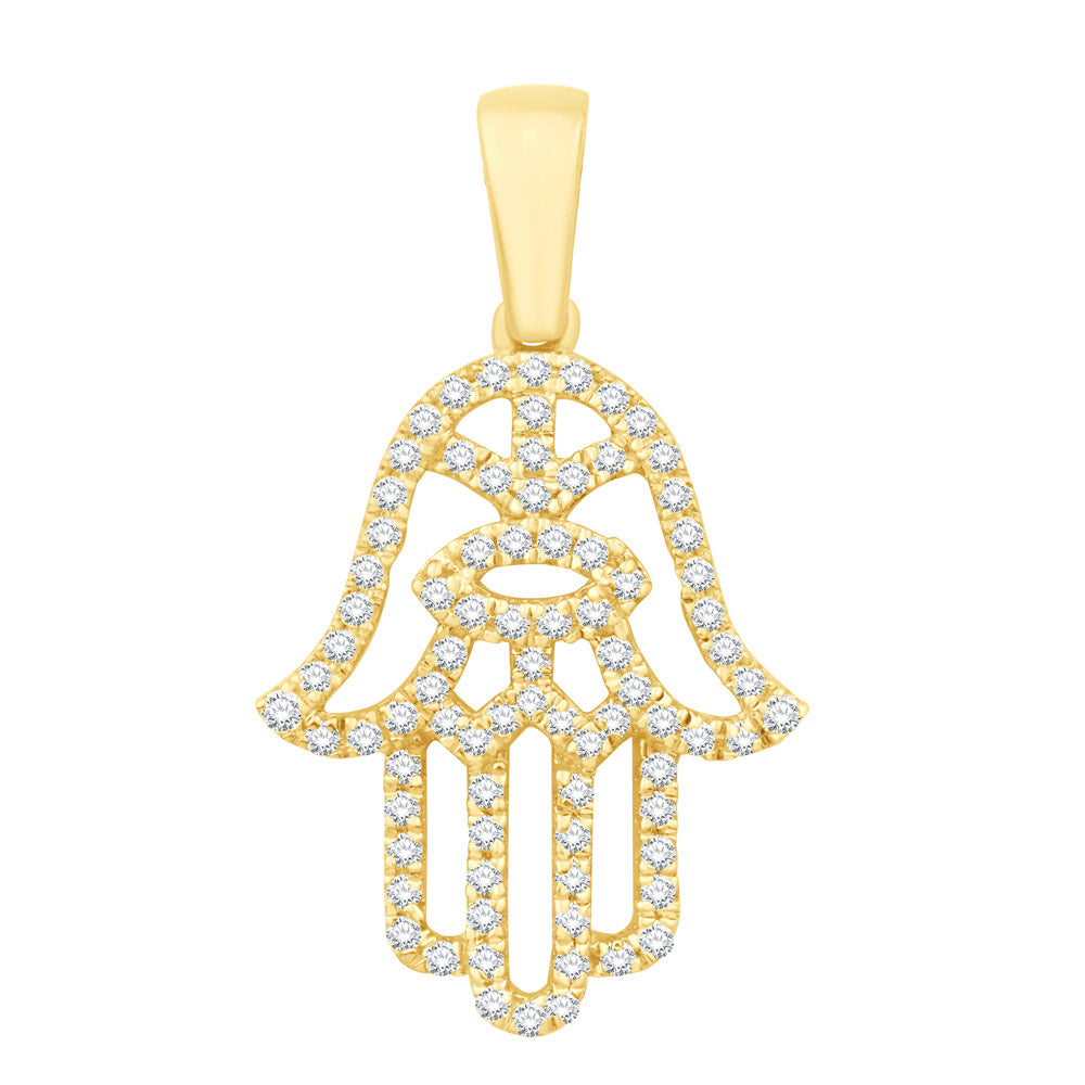 Yellow Gold Diamond Pendant