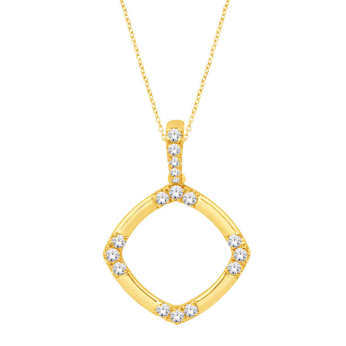 Yellow Gold Diamond Pendant