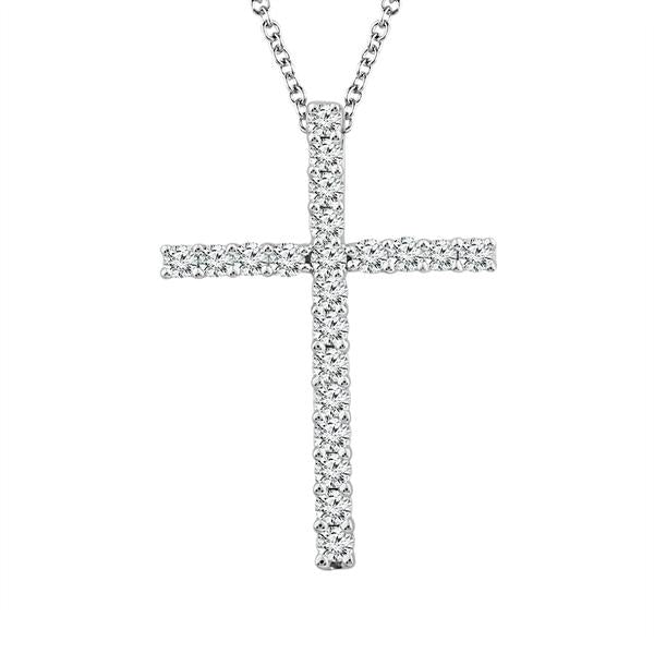 Diamond Fashion Pendant 1 ct tw 10k White Gold-PC0147A78W0