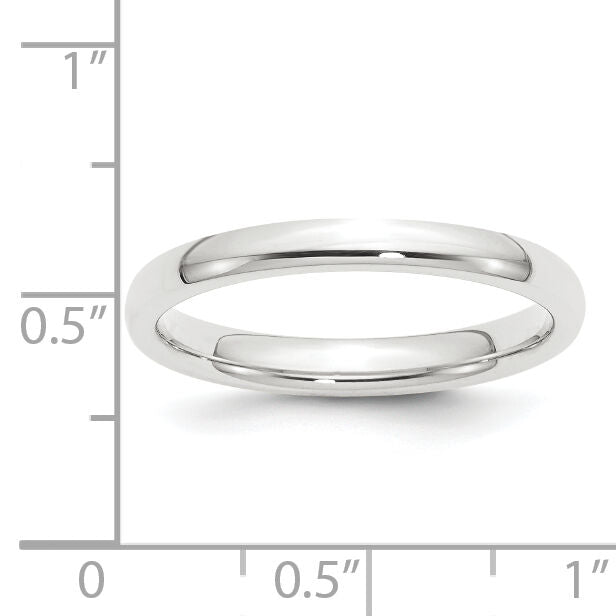 Platinum 2.5mm Comfort-Fit Wedding Band-PCF025