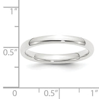 Platinum 2.5mm Comfort-Fit Wedding Band-PCF025