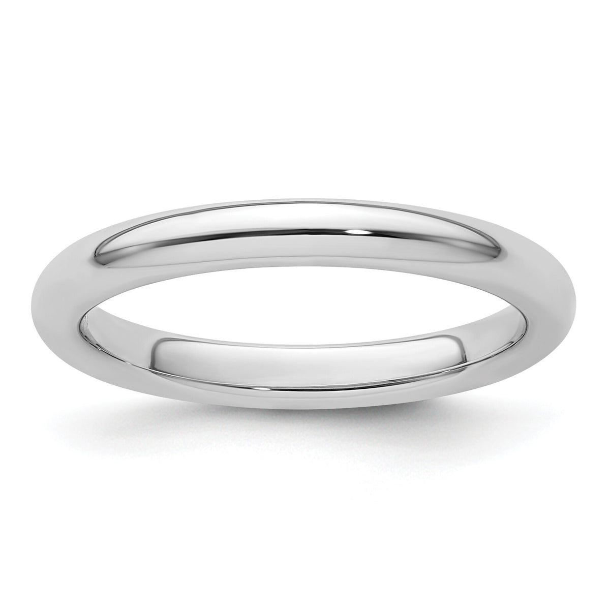 Platinum 2.5mm Comfort-Fit Wedding Band-PCF025