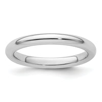 Platinum 2.5mm Comfort-Fit Wedding Band-PCF025