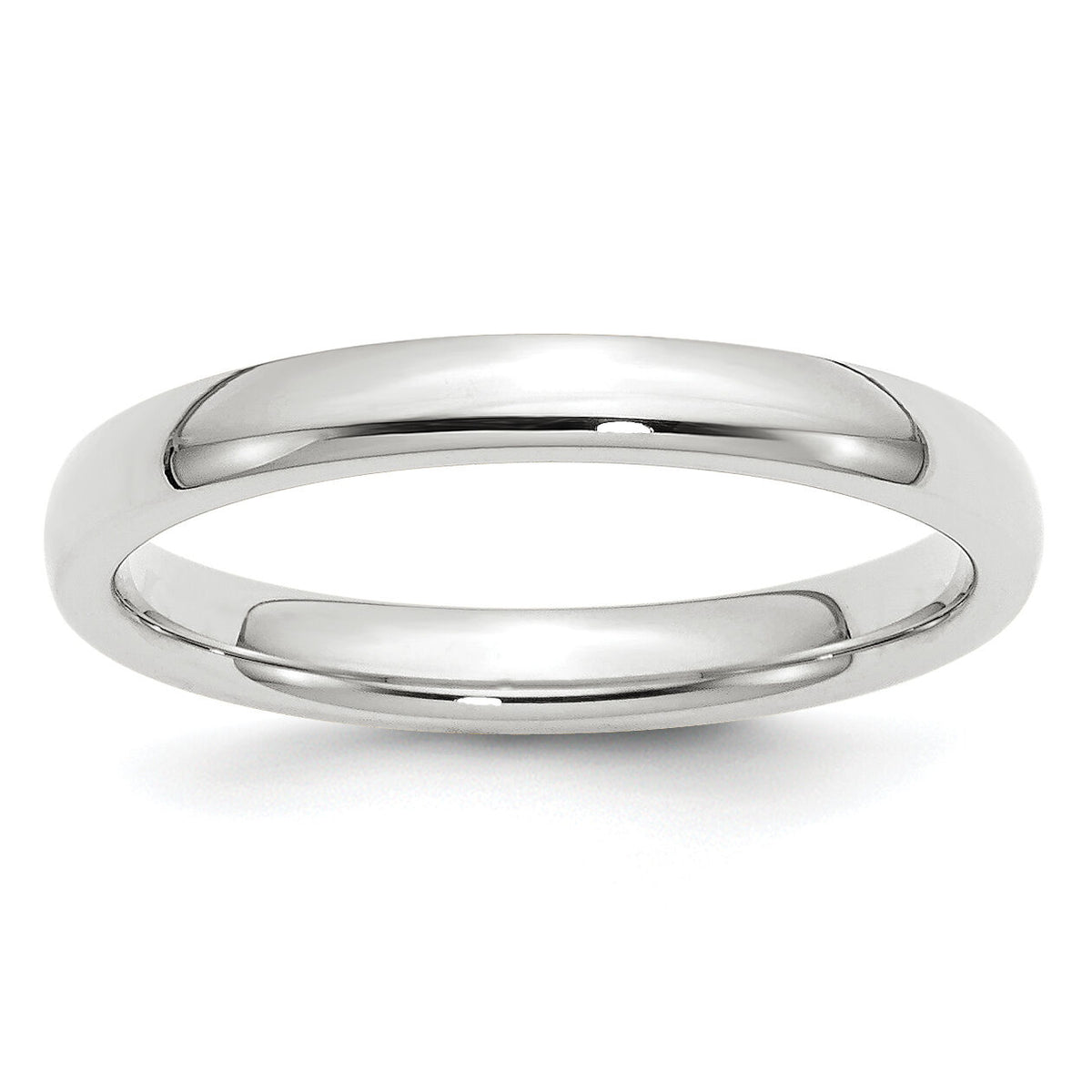 Platinum 3mm Comfort-Fit Wedding Band-PCF030