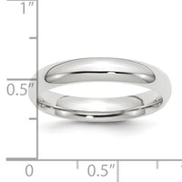 Platinum 4mm Comfort-Fit Wedding Band-PCF040