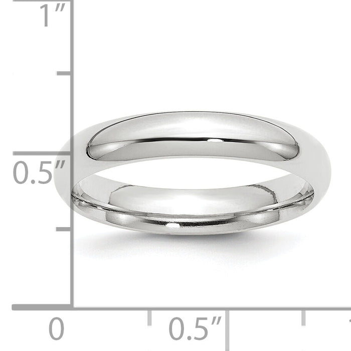 Platinum 4mm Comfort-Fit Wedding Band-PCF040