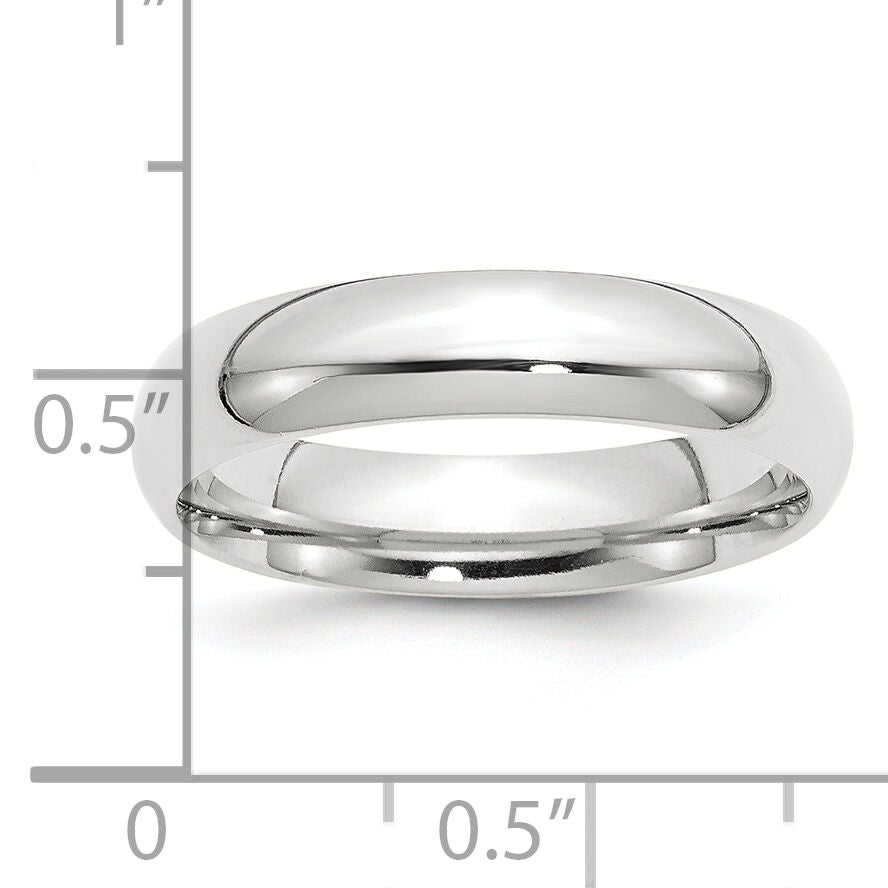 Platinum 5mm Comfort-Fit Wedding Band-PCF050