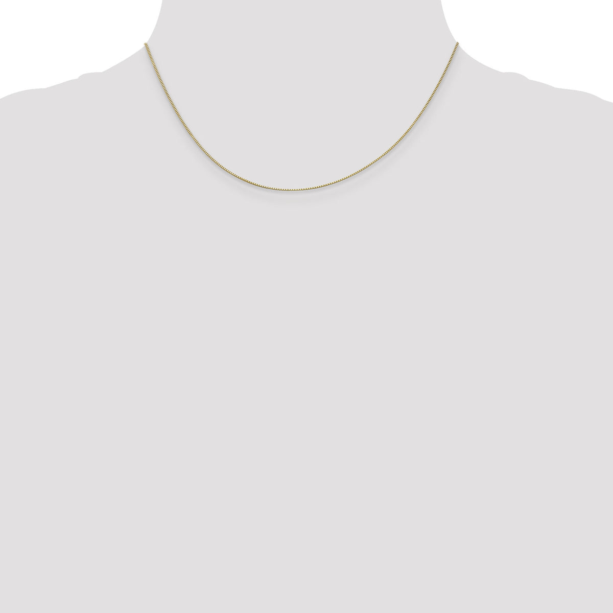 14k .5mm Box with Spring Ring Clasp Chain-PEN1-16