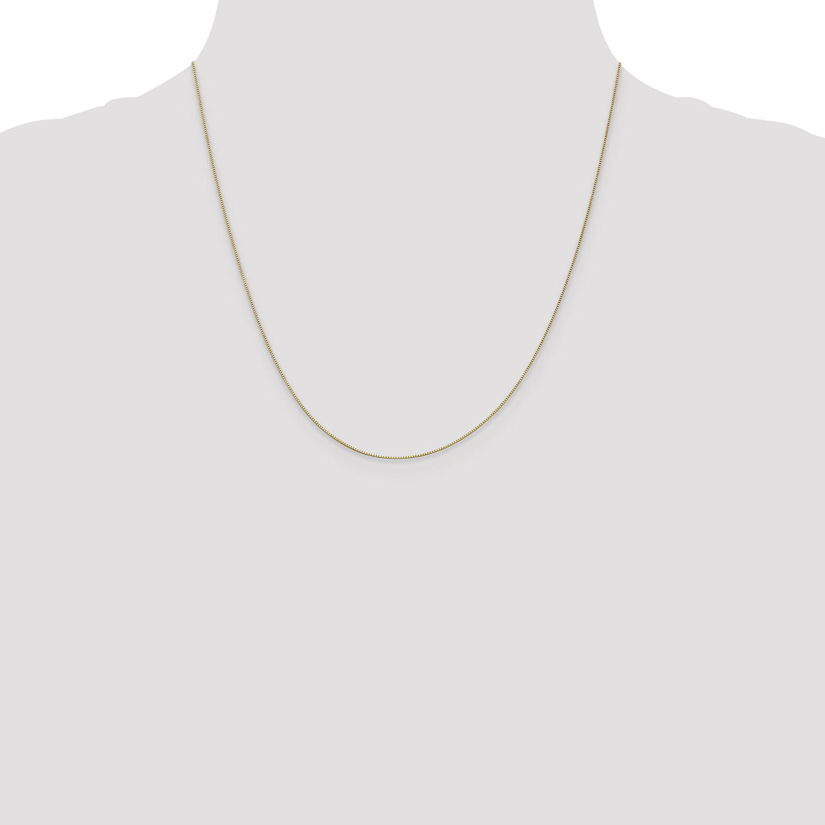 14k .5mm Box with Spring Ring Clasp Chain-PEN1-20