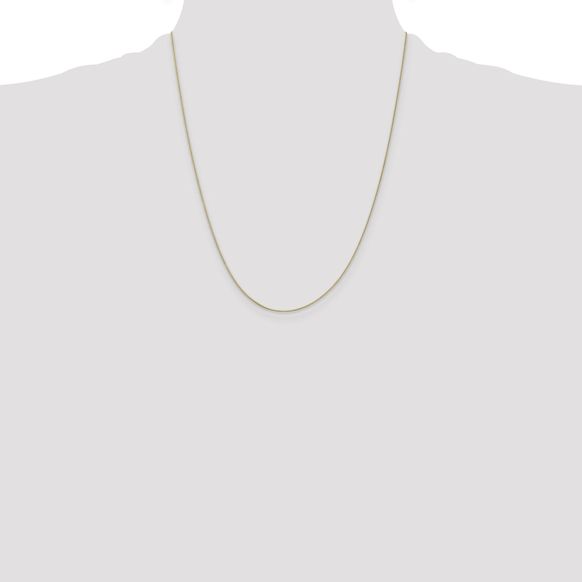 14k .5mm Box with Spring Ring Clasp Chain-PEN1-22