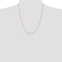 14k .5mm Box with Spring Ring Clasp Chain-PEN1-22