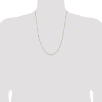 14k .5mm Box with Spring Ring Clasp Chain-PEN1-24