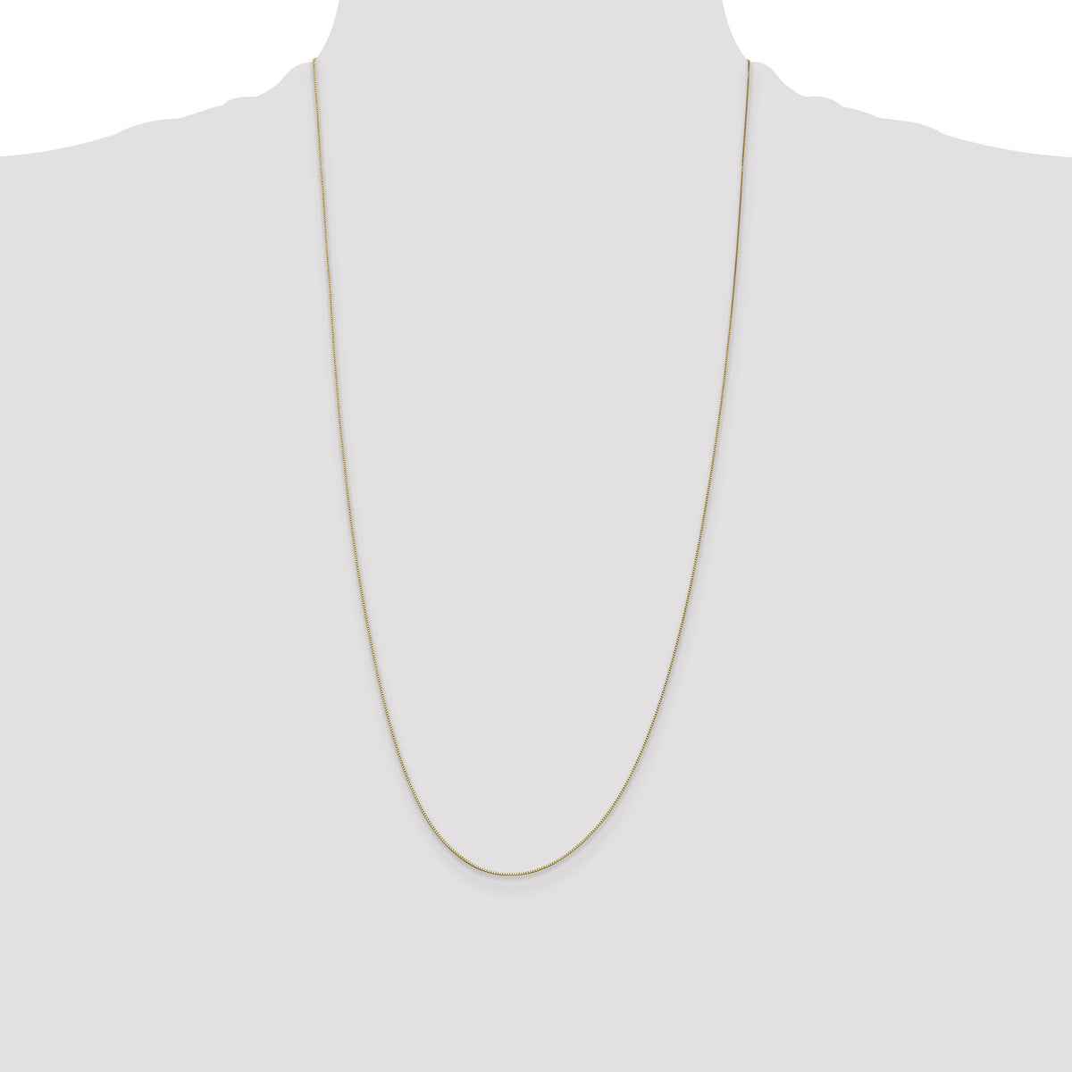 14k .5mm Box with Spring Ring Clasp Chain-PEN1-28