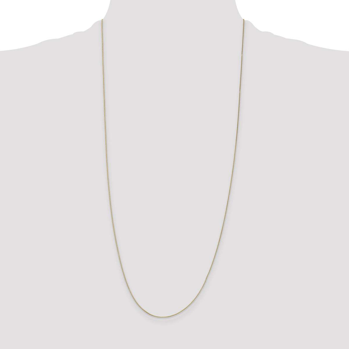 14k .5mm Box with Spring Ring Clasp Chain-PEN1-30