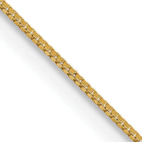 14k .5mm Box with Spring Ring Clasp Chain-PEN1-13