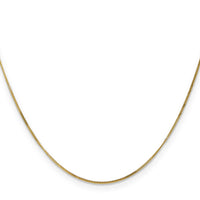 14k .9mm Curb Pendant Chain-PEN101-13