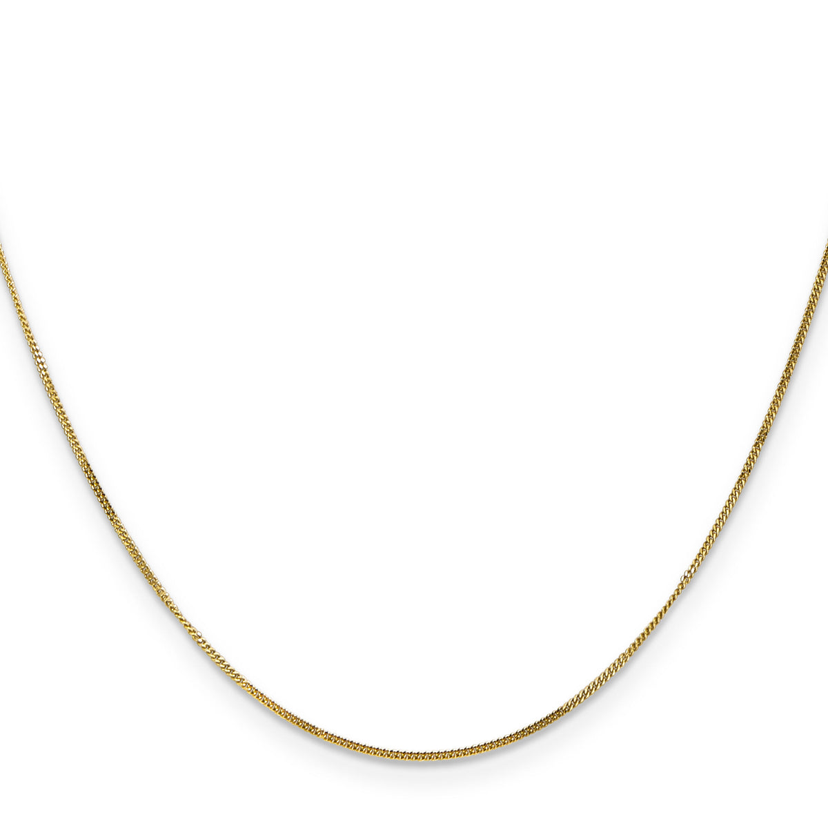 14k .9mm Curb Pendant Chain-PEN101-16