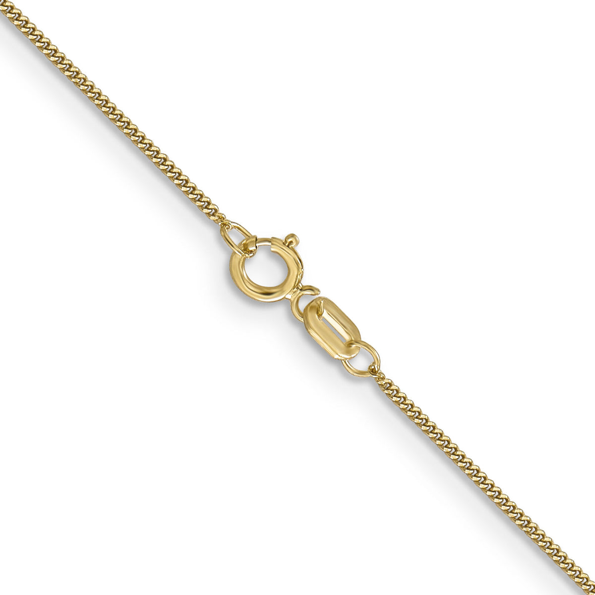 14k .9mm Curb Pendant Chain-PEN101-18