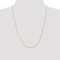 14k .9mm Curb Pendant Chain-PEN101-24