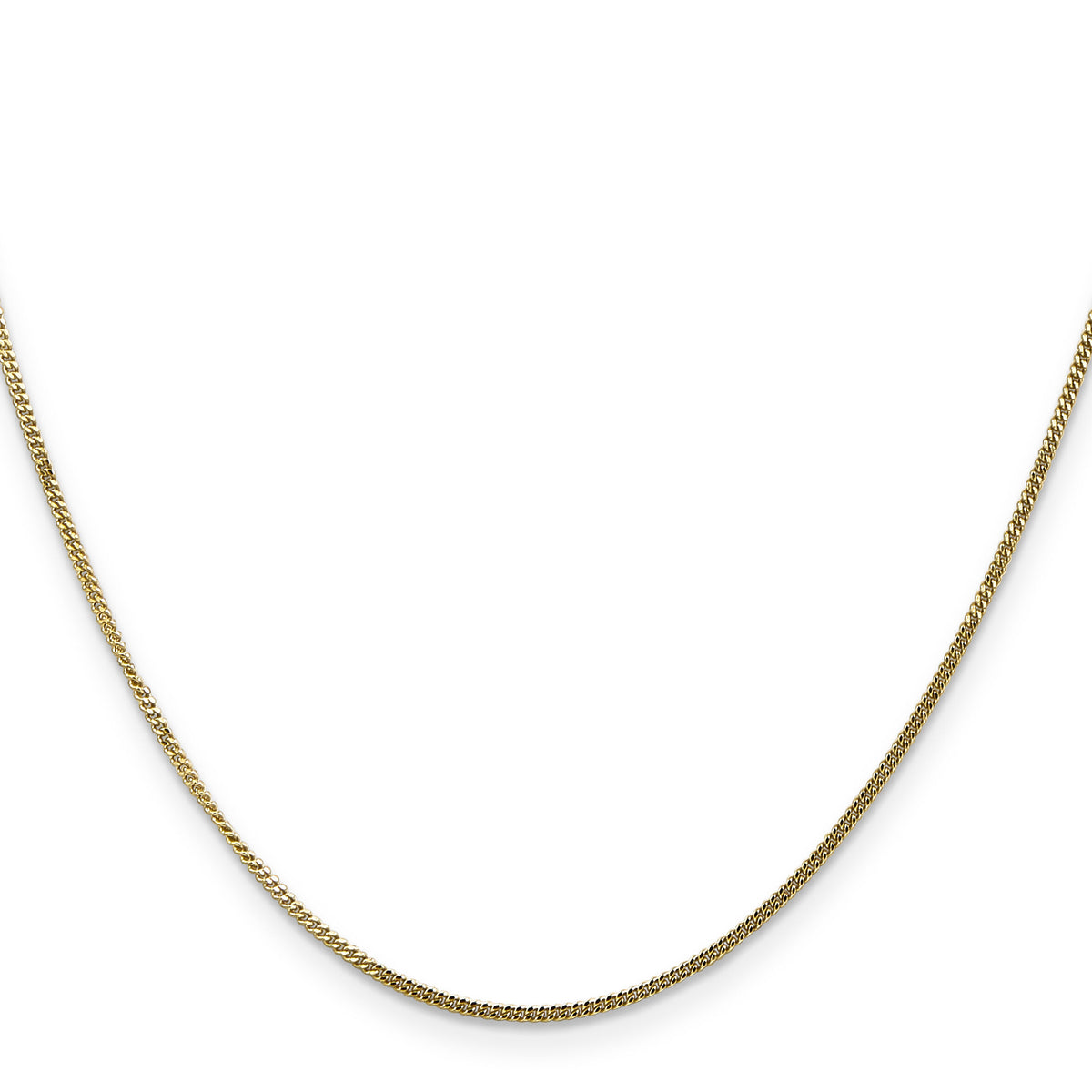 14k 1.3mm Curb Pendant Chain-PEN102-22