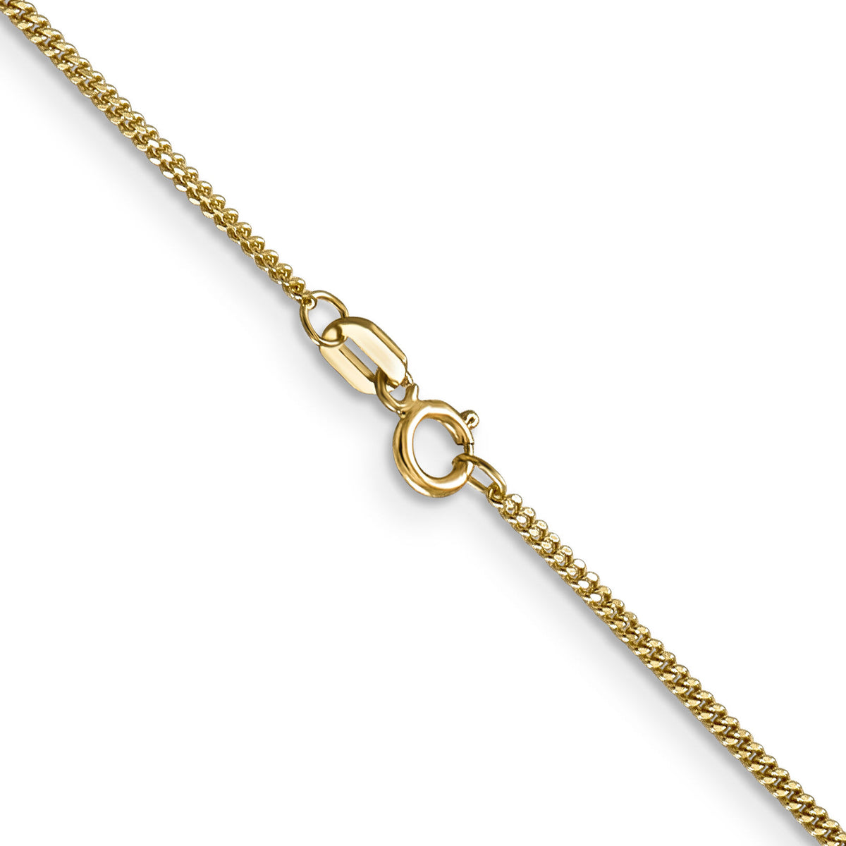14k 1.3mm Curb Pendant Chain-PEN102-20