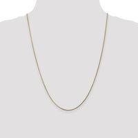 14k 1.3mm Curb Pendant Chain-PEN102-24