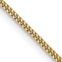 14k 1.3mm Curb Pendant Chain-PEN102-22