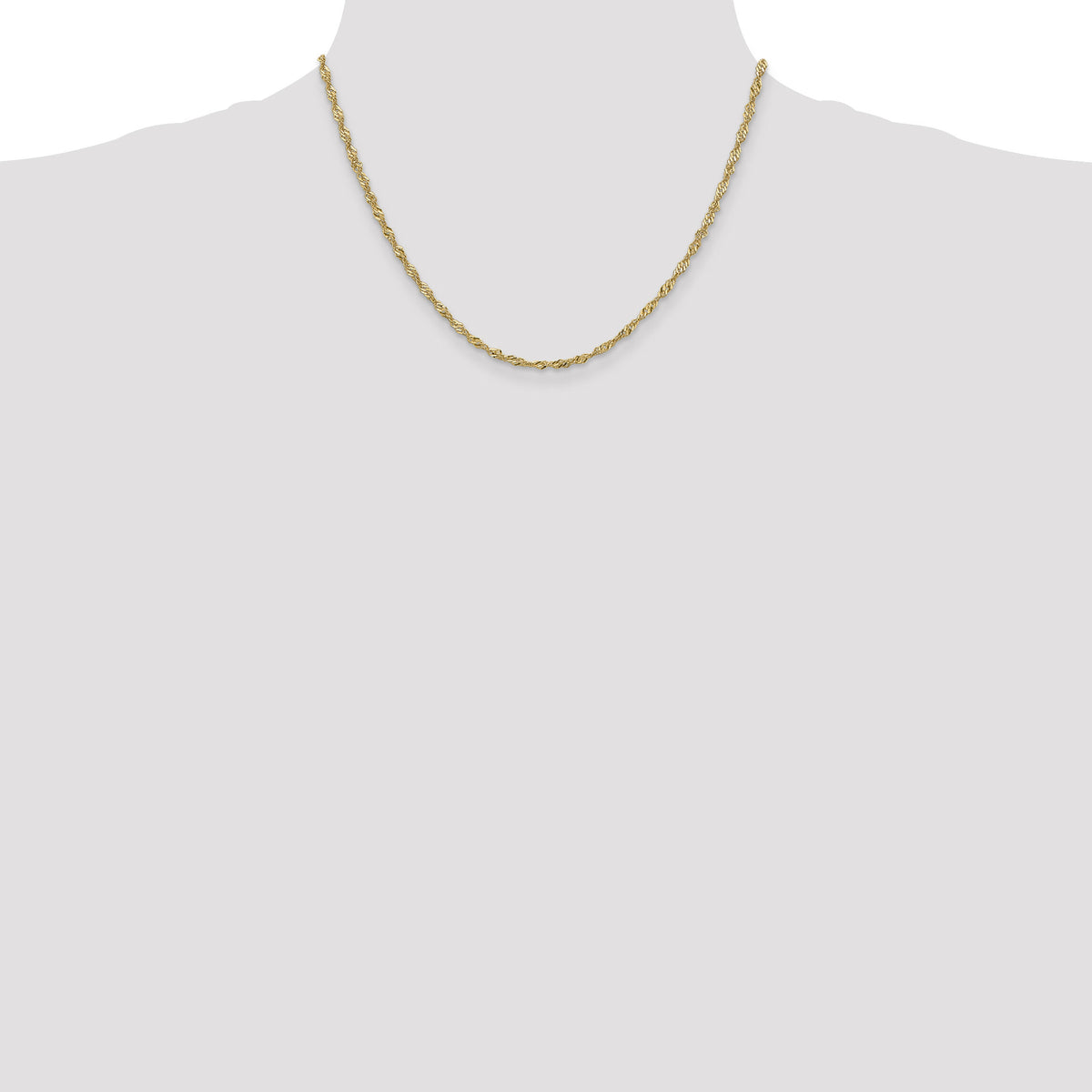 14k 2mm Singapore Chain-PEN11-18