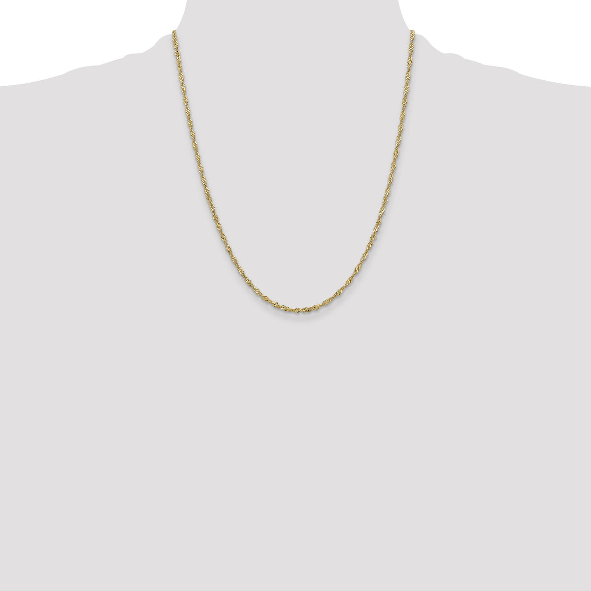 14k 2mm Singapore Chain-PEN11-22