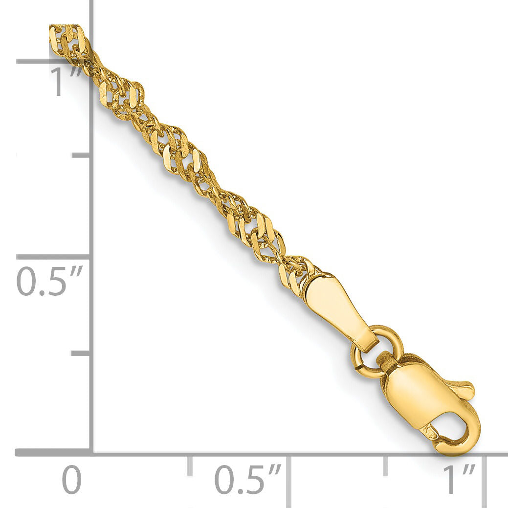 14k 2mm Singapore Chain-PEN11-7