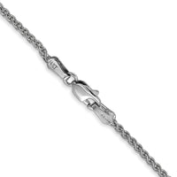 14k White Gold 1.7mm Spiga Chain-PEN121-14