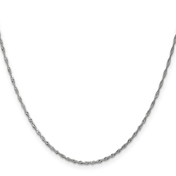 14k WG 1.4mm Singapore Chain-PEN123-20