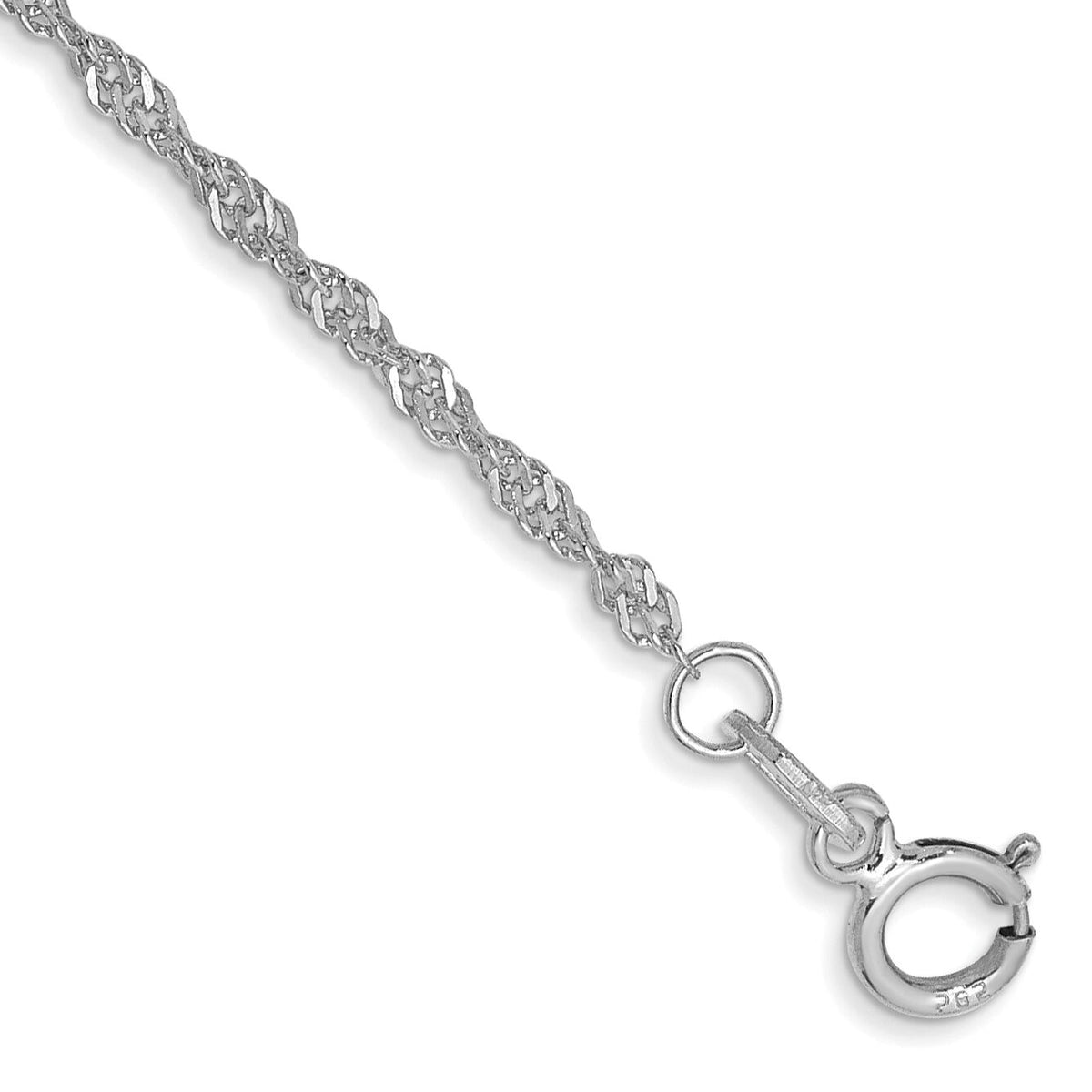14k WG 1.4mm Singapore Chain-PEN123-7