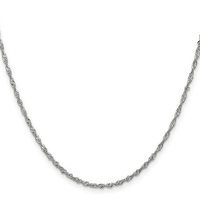14k WG 1.7mm Singapore Chain-PEN124-24