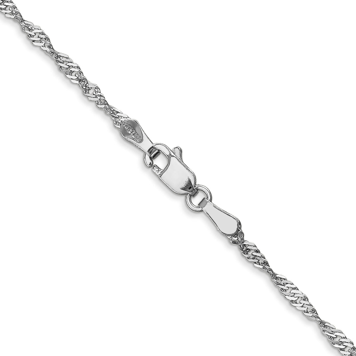 14k WG 1.7mm Singapore Chain-PEN124-18